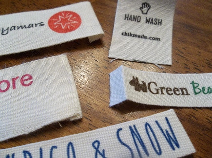 Custom Sewing label, Handmade Tags, Custom kids Name Labels,Cotton Ribbon  labels