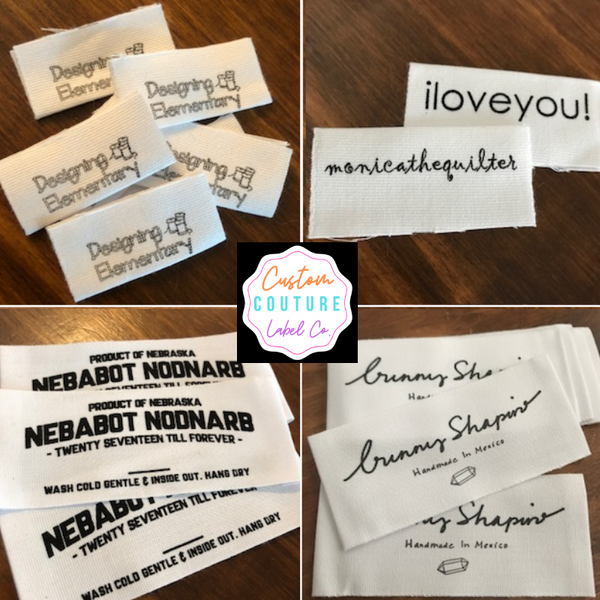 Custom Cotton Printed Labels & Tags - Rapid Tag & Label