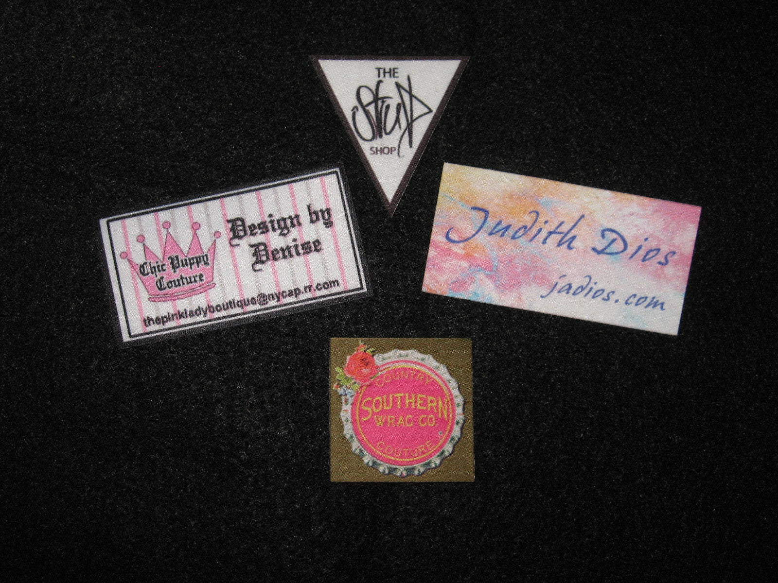 100 Custom Printed Satin Labels - Sewing Tags - Sublimated Labels - UNLIMITED COLORS good - Made in USA