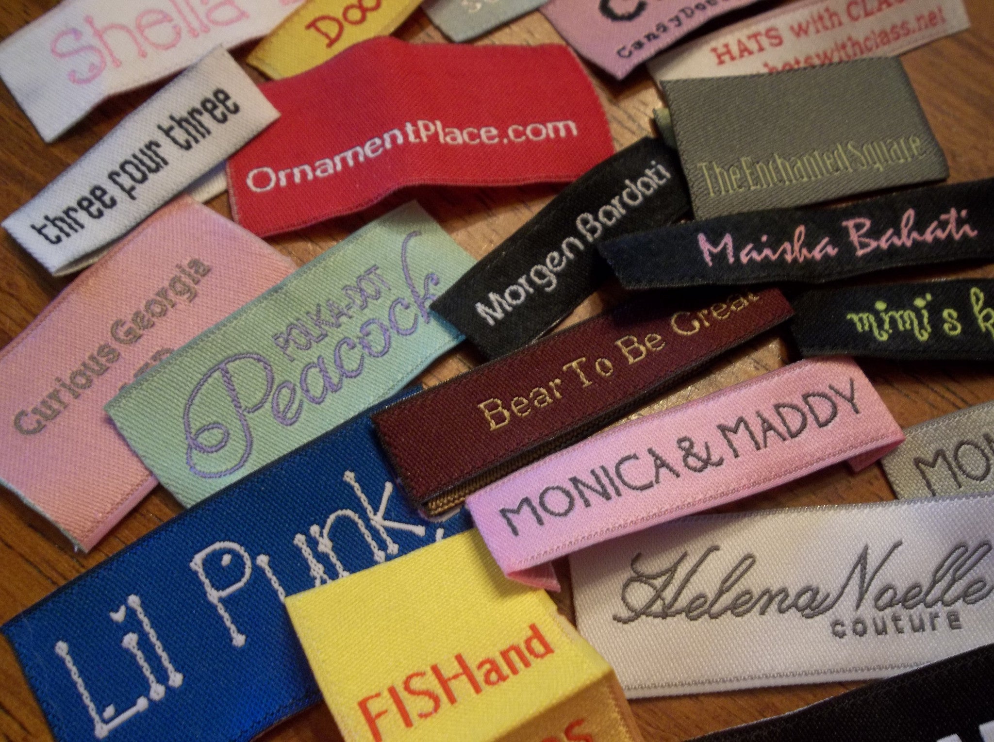 Woven Labels - Self Adhesive - Custom Couture Label Co – Custom Couture  Label Company